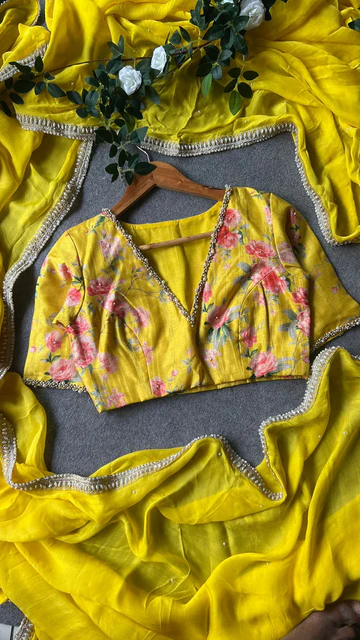 Contemporary Aari Work Blouse